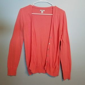 Coral cardigan